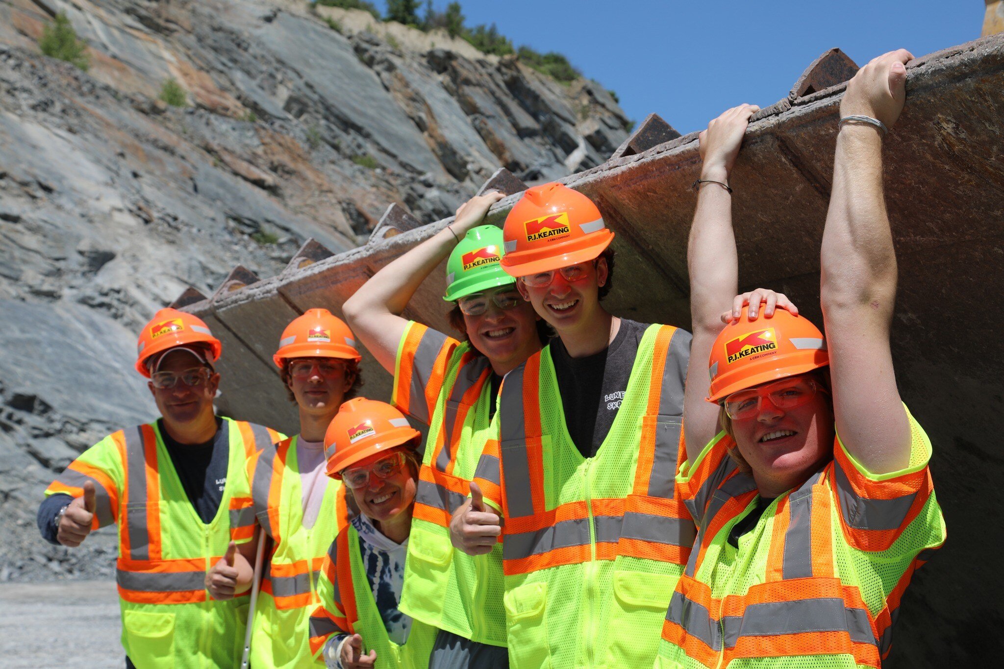 Lunenburg Skate Park Team visits our the Lunenburg Quarry!