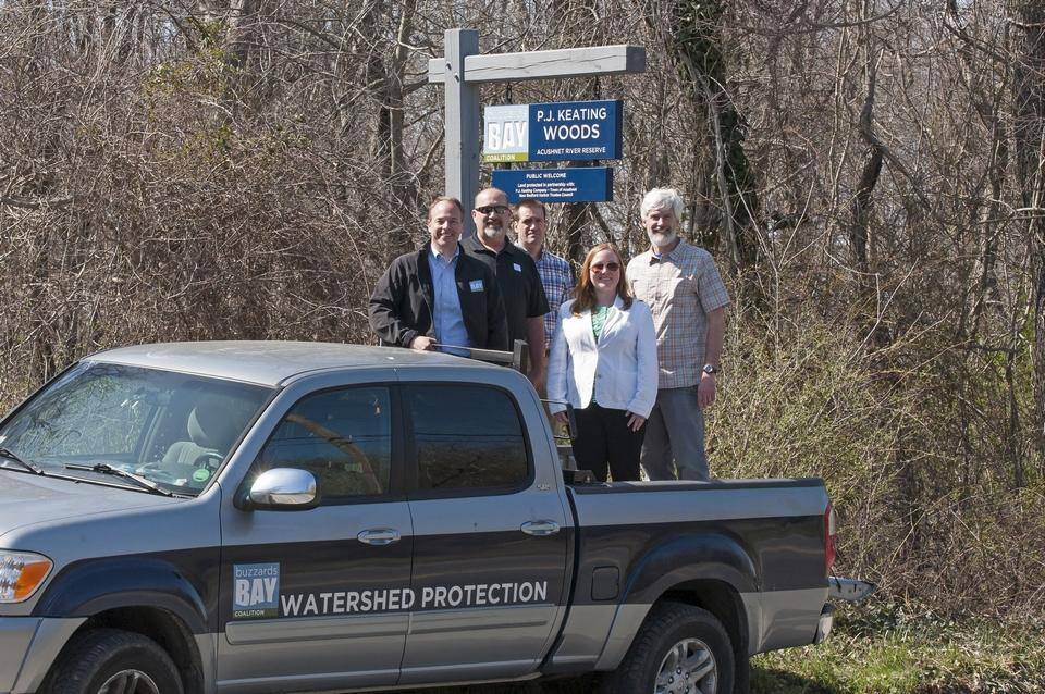 Buzzards Bay Coalition partners with P.J. Keating Co. to protect 21 acres in Acushnet